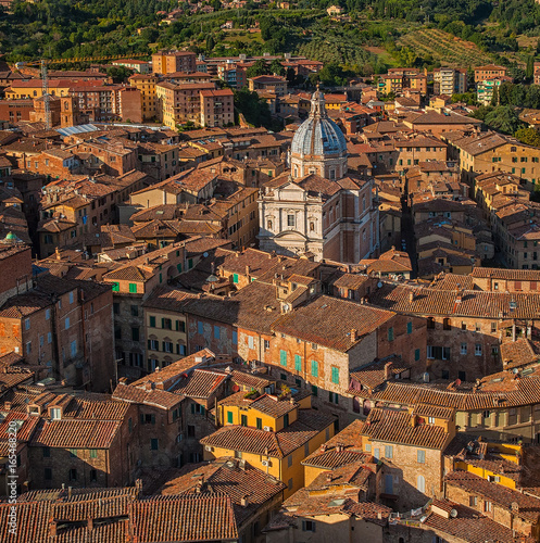 View on Siena, Italy