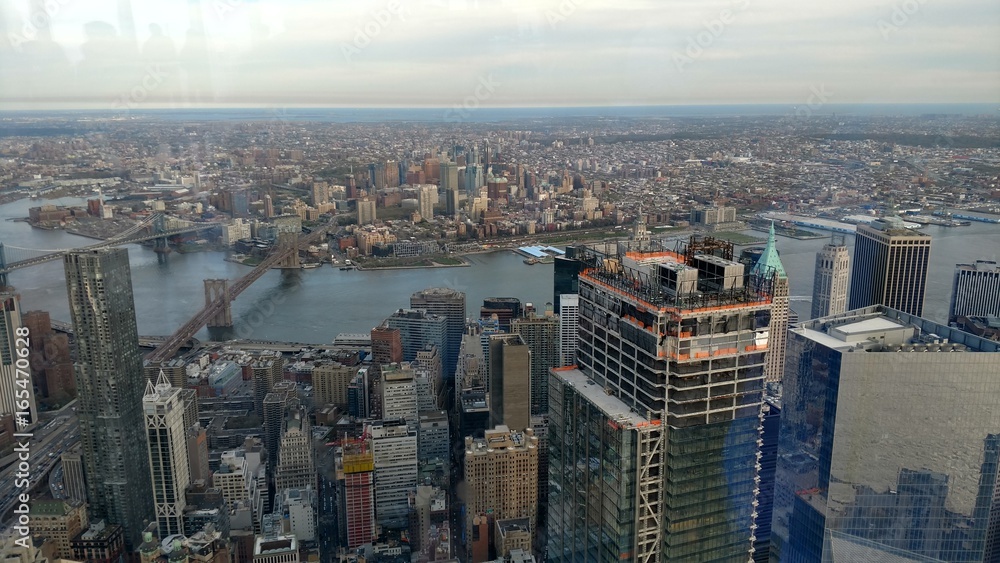 Fototapeta premium NYC View from WTC