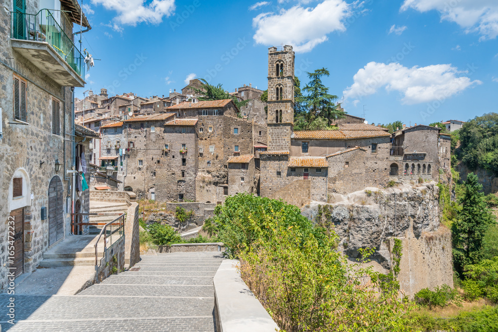 Obraz premium Scenic sight in Ronciglione, province of Viterbo, Lazio, central Italy.
