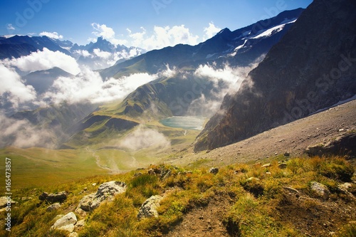 Tablou pe pânză A panorama in the Parc National des écrins, France