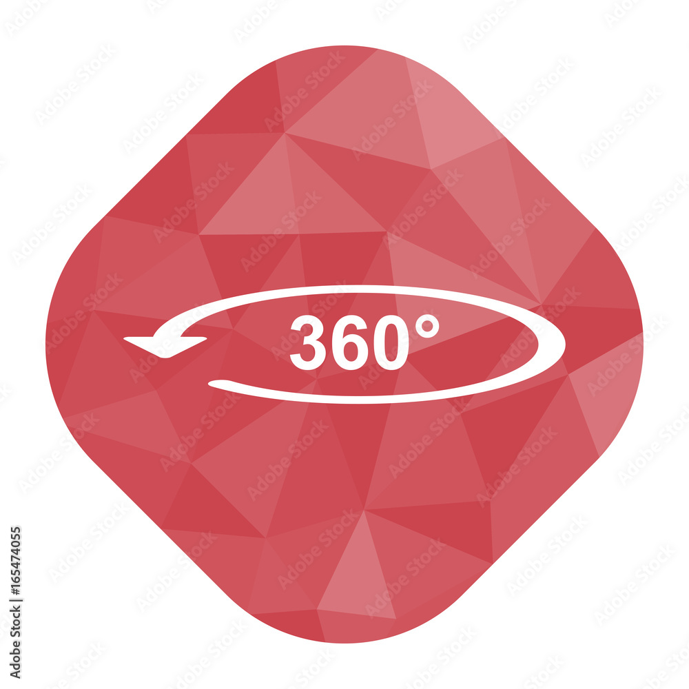 geometrischer Icon 360 Grad VR Adobe Stock
