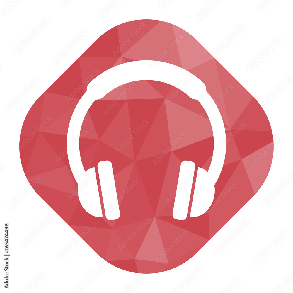 geometrischer Icon - Kopfhörer geometrischer Icon - Kopfhörer