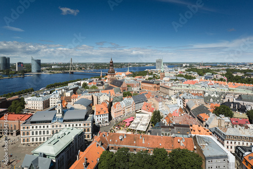 Ausblick über Riga, Lettland