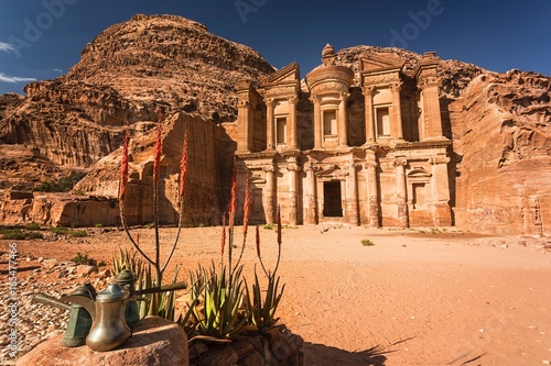 The monastery of Petra, Jordan