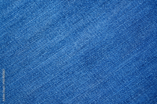 Blue demin fabric texture background. photo