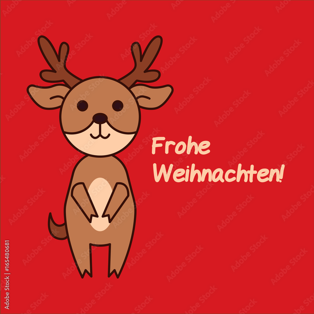 Frohe Weihnachten - Elch Frohe Weihnachten - Elch