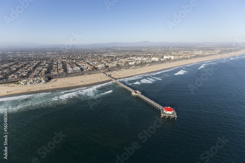 Aerial of Huntington Beach ...