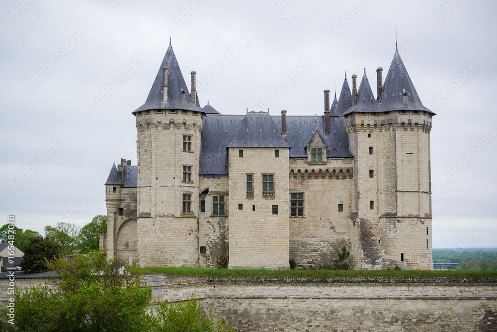 Beautiful old castle in France