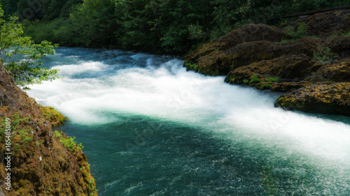 rushing river in Oregon 