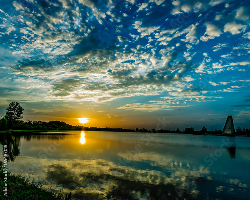 Sugarland Sunset Reflection