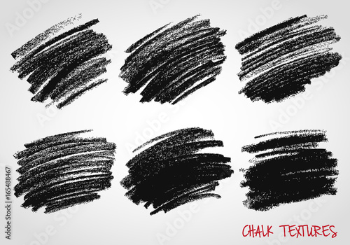 Dynamic vector strokes. Grunge texture of chalk. Wide artistic brush. High resolution image. Designed for registration of various design projects: posters, banners.