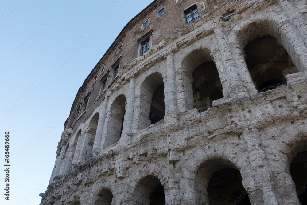 Obraz premium Apolo's Temple and Marcello's theater - Amazing Rome, Italy