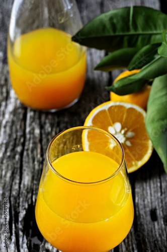 Juice  Orange  Fresh Orange Juice in glass jar