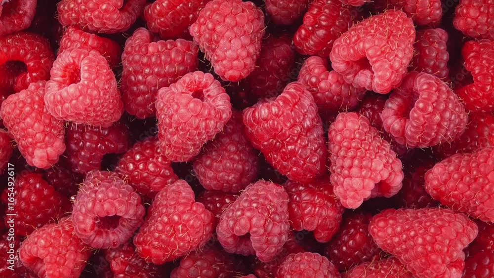 Raspberries Rotating Raspberries Rotating