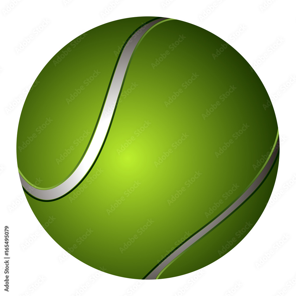 Isolated tennis ball Isolated tennis ball