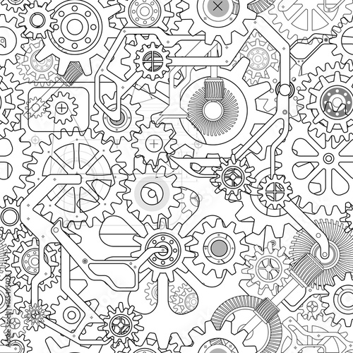 Clockworks gear background
