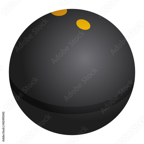 Isolated squash ball