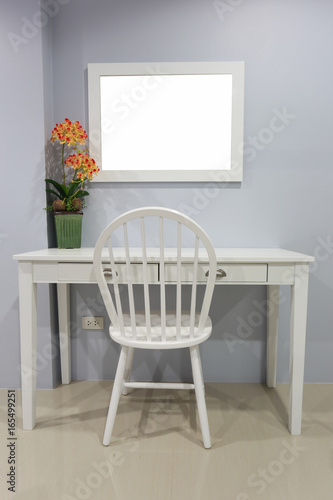Vintage cosmetic table.