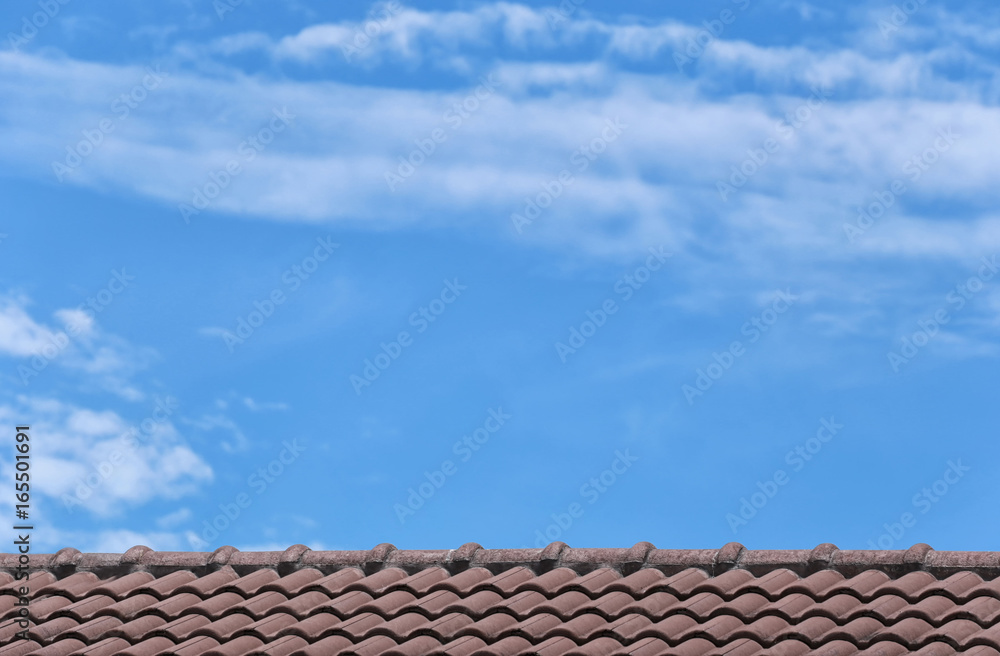 Roof tile of house. Roof tile of house.