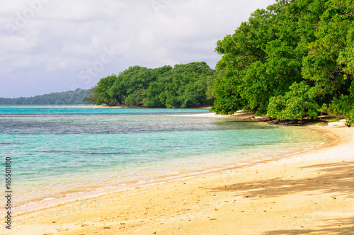 One of the many beautiful secluded sandy beaches around Saraoutou - Espiritu Santo  Vanuatu