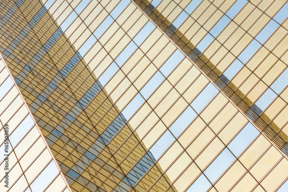 detail shot of modern architecture facade,business concepts,shot in city of China.