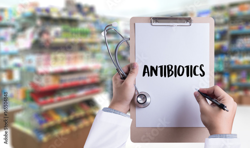 ANTIBIOTICS and Antibiotics - Printed Diagnosis mix therapy drugs doctor flu antibiotic pharmacy medicine medical