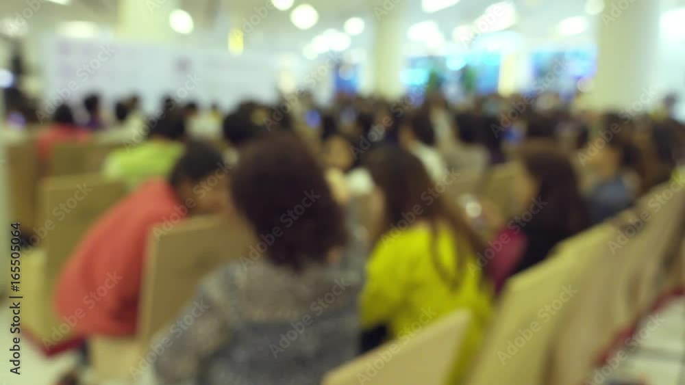 blurry crowd at meeting event blurry crowd at meeting event