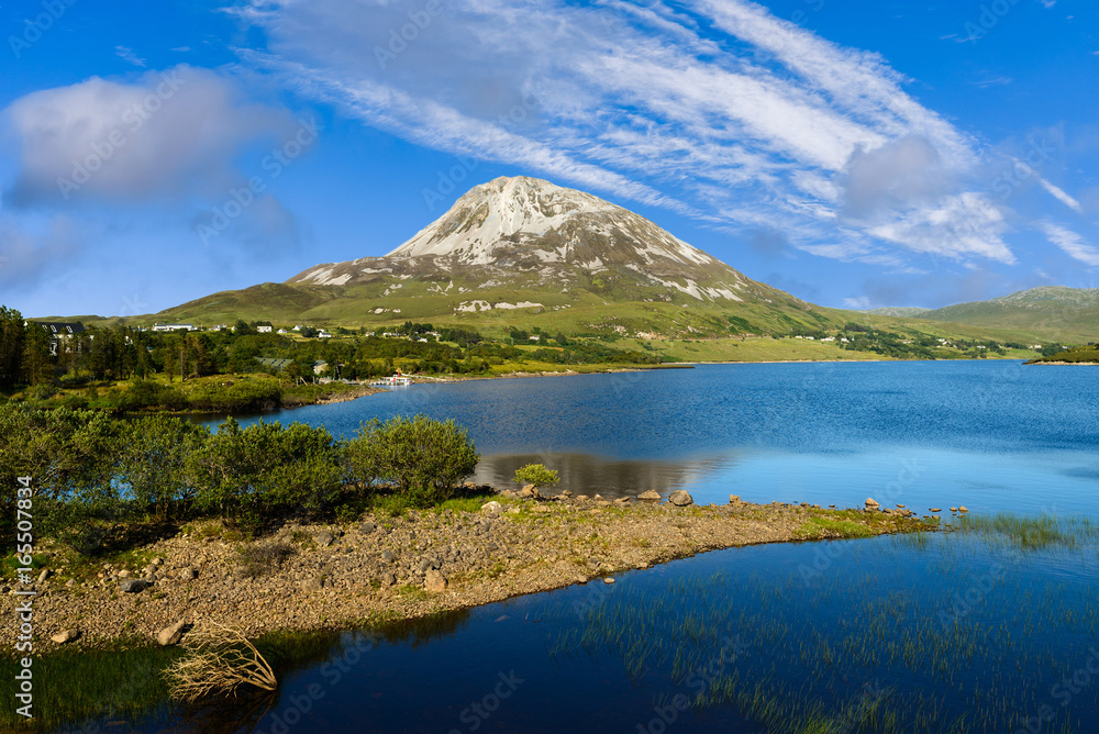 Landscape with a Mount Errigal. County Donegal. Ireland Landscape with a Mount Errigal. County Donegal. Ireland