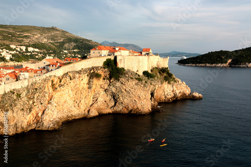 Foto the old town in Dubrovnik, King's landing