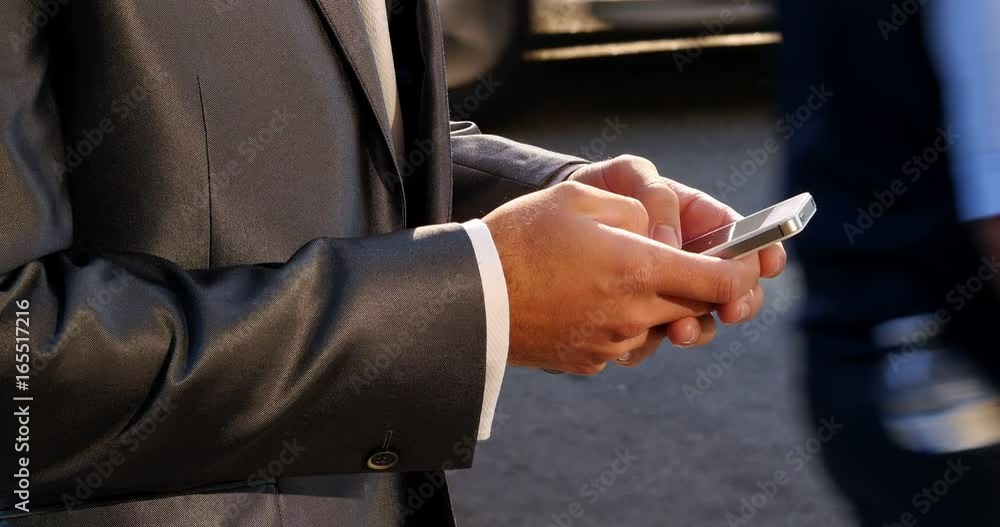 Businessman using mobile phone Businessman using mobile phone