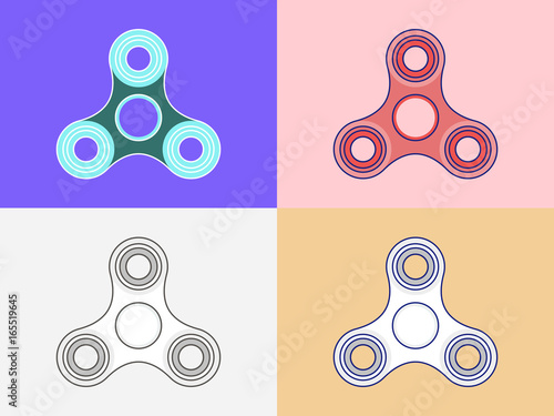 Spinner Set Vector Icon