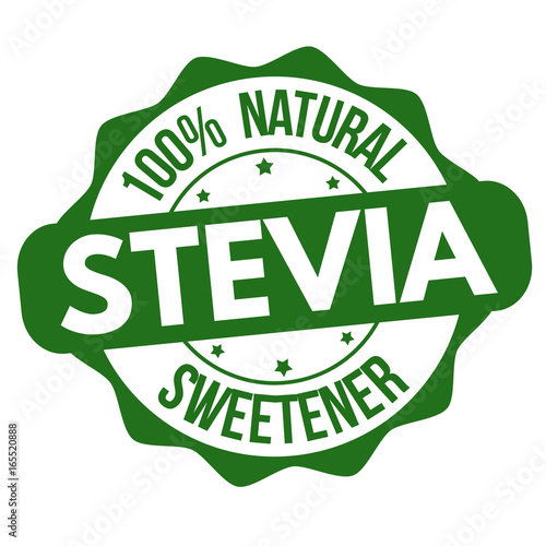 Stevia sign or stamp photo