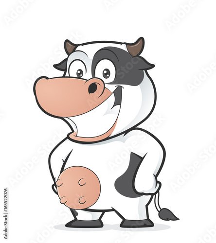 Cow with hand on hip