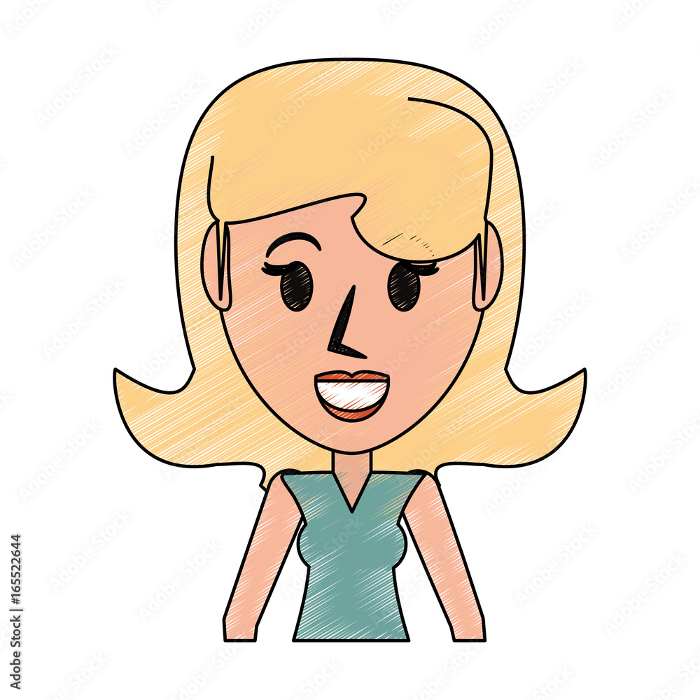 Retro woman cartoon