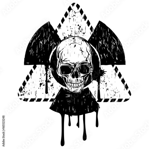 triangular skull radiation