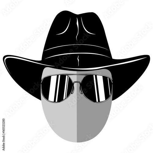 cowboy hat sunglasses var 1