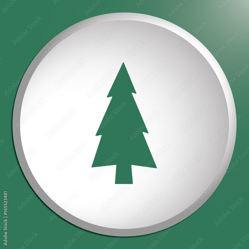 Obraz premium Fir Trees icon
