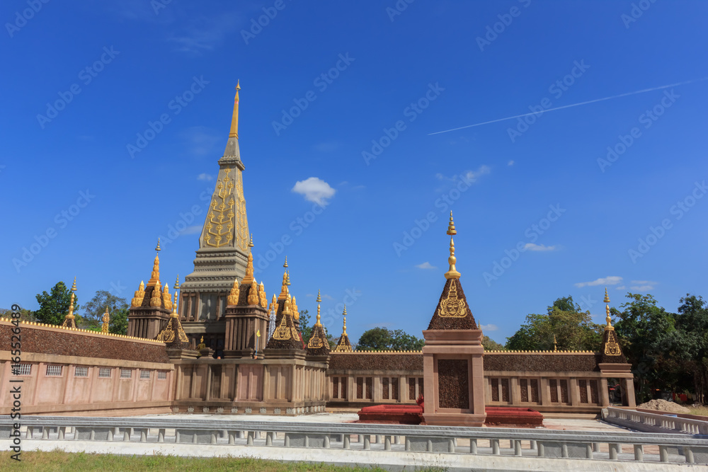 Fototapeta premium Beautiful pagoda in Thai temple
