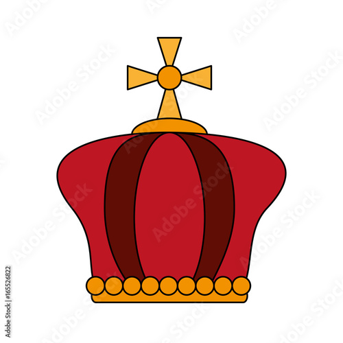 crown pope catholic emblem icon