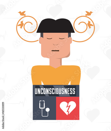 man with heart atack symptoms and condition