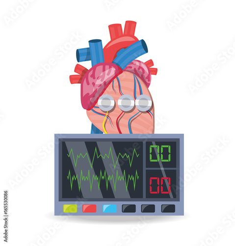 electrocardiograpy machine to know cardiac rhythm