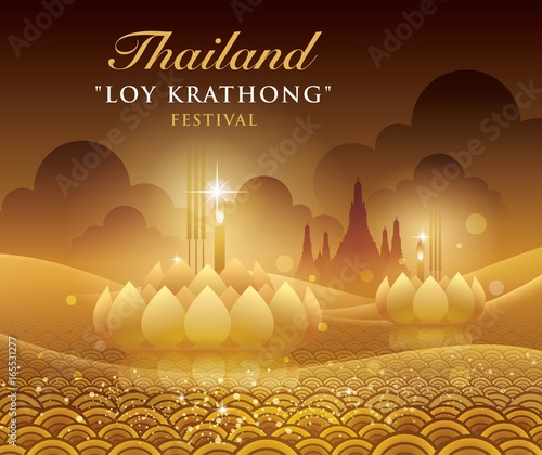 Thai  art Thailand culture Loy Kratong Festival bangkok
