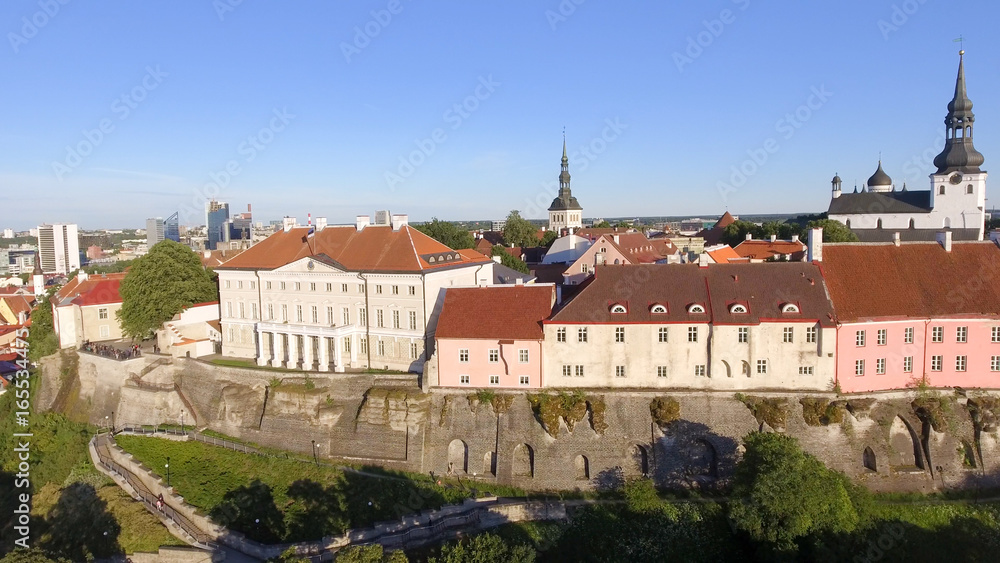 Aerial view of Tallinn, Estonia
