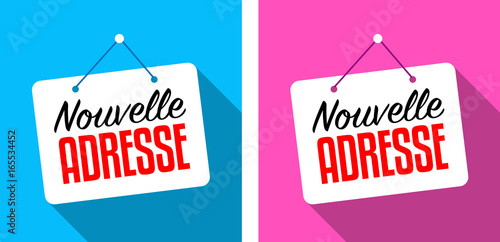 Nouvelle adresse