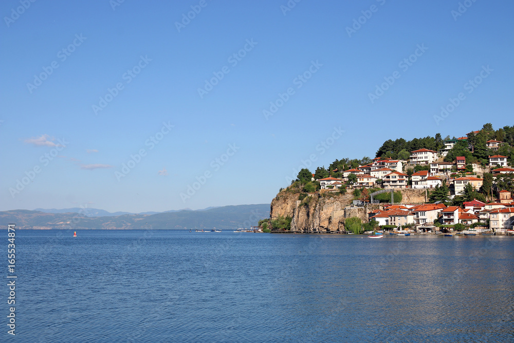 Ohrid lake Macedonia summer season