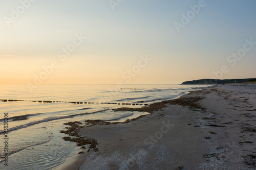 Sunset At The Beach On Hiddensee Island, Germany