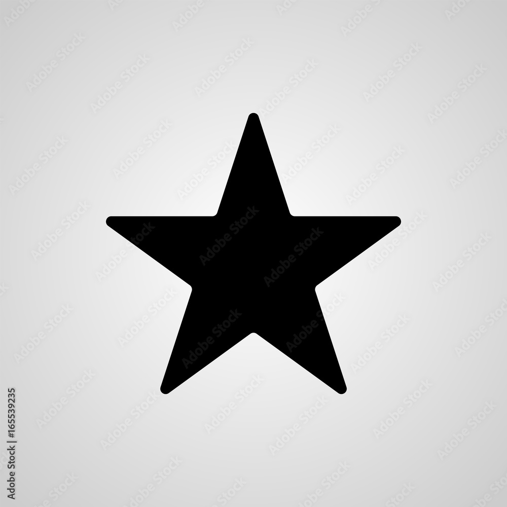 Vector star icon illustration. Template for design Vector star icon illustration. Template for design