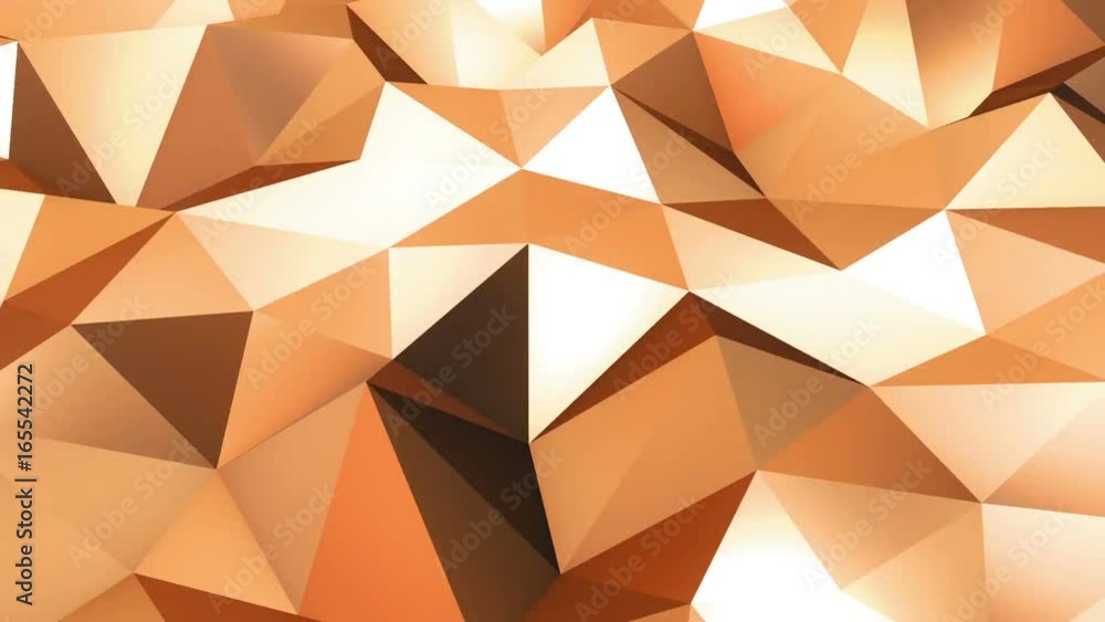 Abstract Low poly loop background Full HD. 3d Abstract Low poly loop background Full HD. 3d