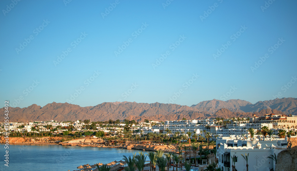 Sinai mountains and Sharm El Sheikh