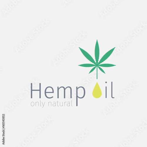 Hemp oil logo